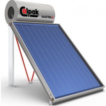 Ηλιακός θερμοσίφωνας Calpak Mark 4 125lt/2.1m² Glass Επιλεκτικός συλλέκτης Διπλής Ενέργειας  