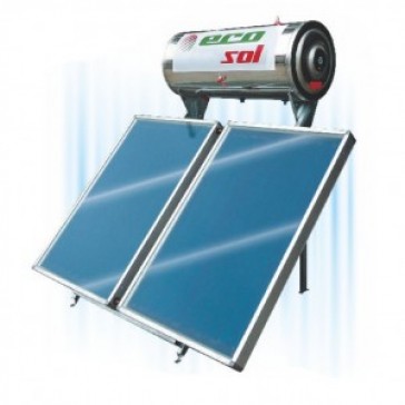 Ηλιακός θερμοσίφωνας ECO SOL 200lt / 2 x 2.0τ.μ. 