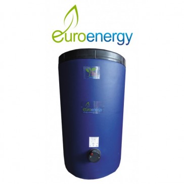 EUROENERGY 1000lt boiler Λεβητοστασίου με δυο εναλλάκτες Τριπλής ενεργείας 