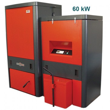 Λέβητας Πέλλετ ERATO Pelletherm 60 V2.0*60Kw 51.600Kcal/h 