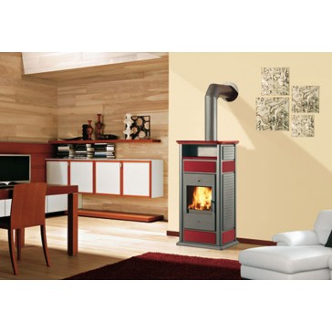 Σόμπα Καλοριφέρ Ξύλου EDILKAMIN Warm με ΑΕΡΟΘΑΛΑΜΟ 19,7Kw