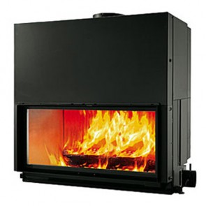 Τζάκι Ξύλου Αερόθερμο EDILKAMIN Flat 120 (13Kw)