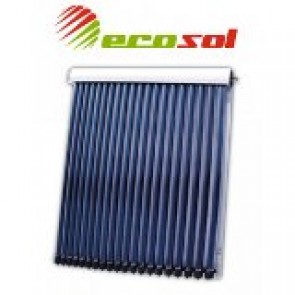 Ηλιακός συλλέκτης κενού τύπου U Ecosol SU-C Αριθμός σωλήνων 15 Με παραβολικό ανακλαστήρα 