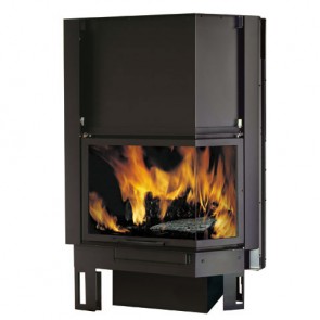 Τζάκι Ξύλου Αερόθερμο EDILKAMIN Tekno 2 δύο όψεων (V)15.4Kw